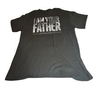 Star Wars Men Darth Vader T-Shirt Cotton Short Sleeve I Am Your Father Black XL